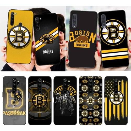 ZOROXU Hot Boston Hockey Team Bruins Phone Case For Xiaomi 9 10 11 PRO LITE Redmi NOTE 7 8 9 A PRO Soft TPU Back Cover