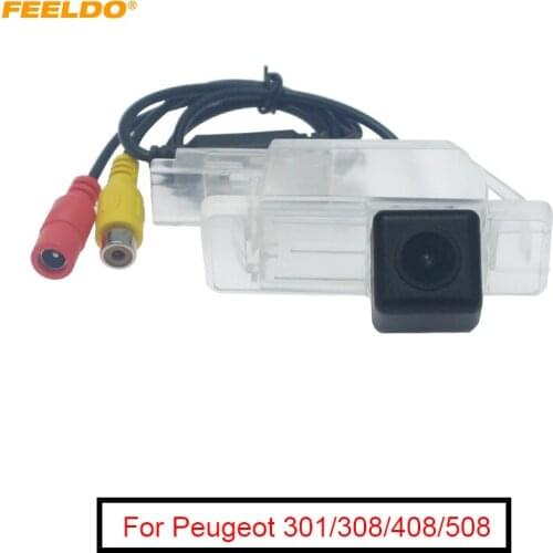 FEELDO 1Set Waterproof Car Special Backup Rear View Camera For Peugeot 301/308/408/508 Reversing Camera #AM6169
