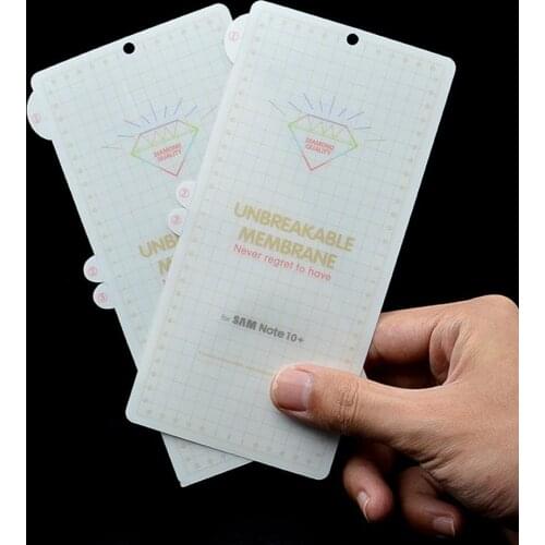 New UnBreakable Membrane TPU Hydrogel Film For Samsung Galaxy S20 S21 Note 10 20 9 8 S10 S9 S8 Plus Full Screen Protector