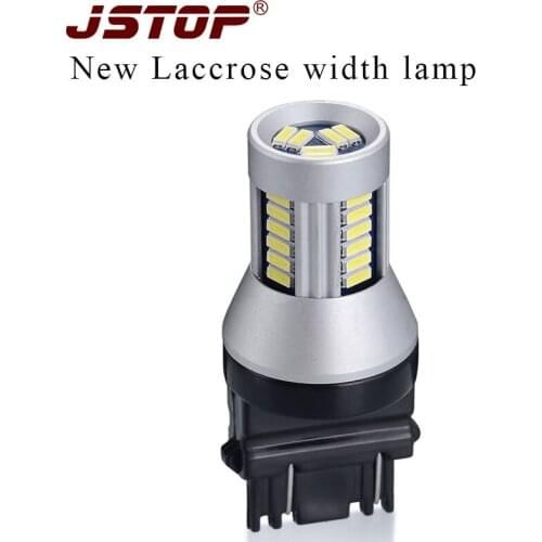 JSTOP high quality car width lamp 3157 P21W led white canbus 6000k 3157 super bright External bulbs 12-24V T25 Clearance Lights