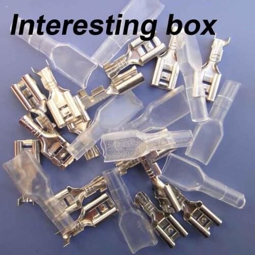 Cold pressed terminal block, metal bayonet with leather case, motor and motor connector, wire connection accessories, 20 sets