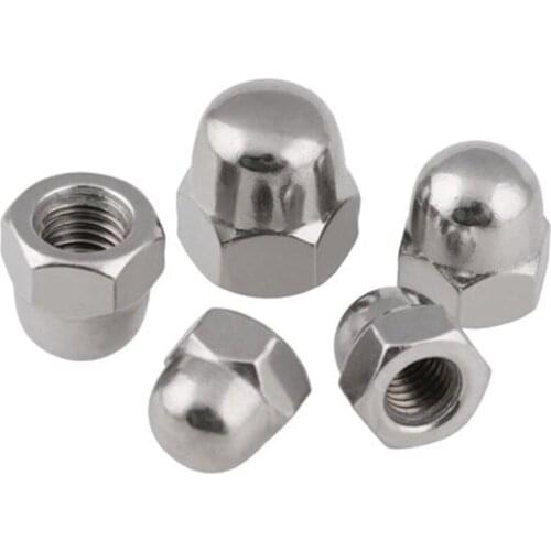 M4 M5 M6 M8 M10 M12 316 Stainless steel Allen hexagon Acorn cap nuts decorative screw ball Cover type hex nut