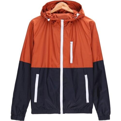 Jacket Mens Spring New Jacket Mens Outerwear Trend Handsome Spring and Autumn Clothes Thin Sun Protection Clothing Men