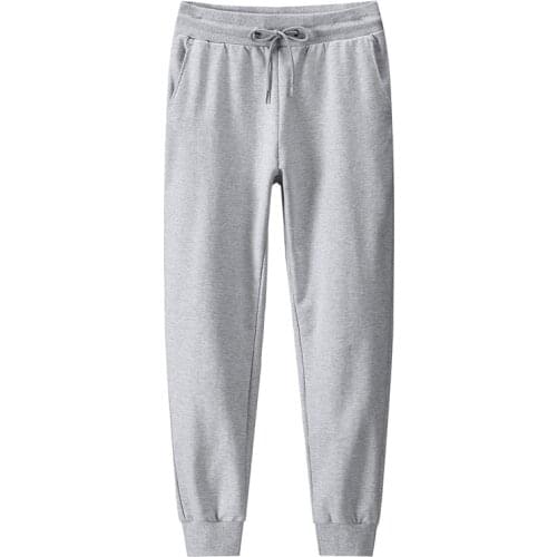 Mens sweatpants joggers mens pants hip hop Solid color cotton youth fashion mens casual trousers autumn TJWLKJ