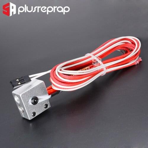 3D V6 Volcano Hotend Eruption Pack kit Heater Block with Thermistor and Aluminum Heater 12V 24V 40W 3D Printer Parts Wholesale