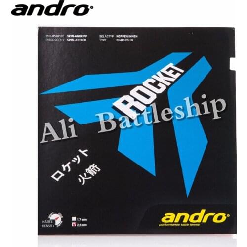 Andro ROCKET Pimples In Table Tennis Rubber Pips-In Ping Pong Sponge Tenis De Mesa