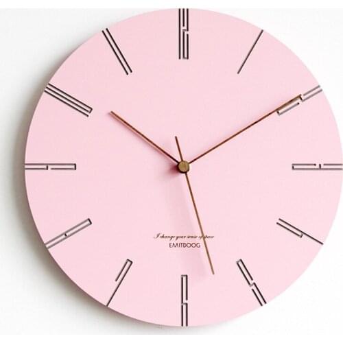 Nordic Clocks Modern Minimalist Creative Wall Clock Living Room Home Decoration Accessories Fashion Hanging Wall Watches