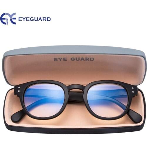 EYEGUARD Anti Blue Light & Anti Block Glare Computer Game Readig Glasses Readers Unisex Black