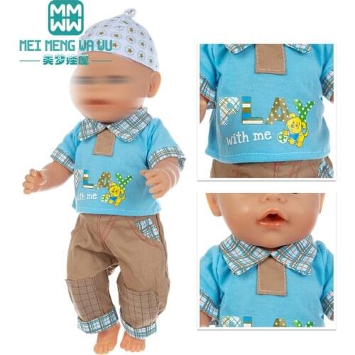 Doll Clothes Jackets, cotton coats, jumpsuits for 43 cm new born doll accessories Christmas gift for children