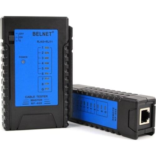 Professional Ethernet Cable Tester RJ45 RJ11 RJ12 CAT5 CAT6 LAN Cable Tester Network Test Tools check for UTP/STP network cable