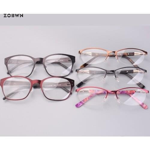 Mix Wholesale butterfly shape Eyeglasses moldura vintage lunette de vue round full frames glasses Women Glasses Frames Men Brand