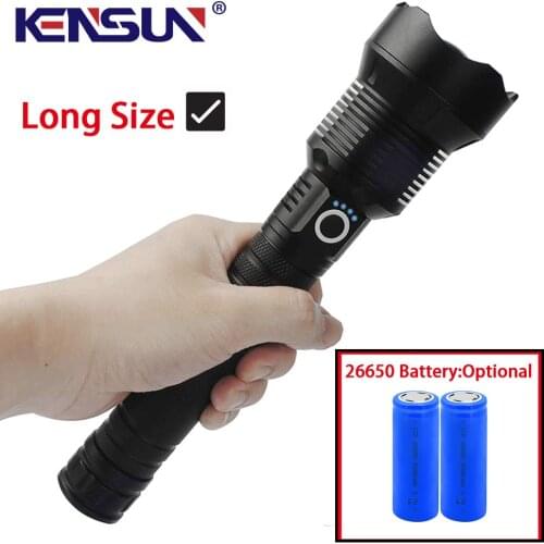 Led Flashlight Super Bright Torch XHP70 Powerful Tactical Camping Light 3 Modes Waterproof Zoomable Outdoor Torchlight Lantern