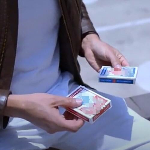 Triple Helix Magic Tricks Playing Cards Poker Decks Appearing Close Up Street Illusion Gimmick Mentalism Puzzle Toy Magia Card