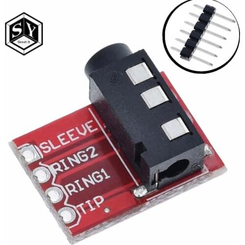 GREAT IT TRRS 3.5mm Jack Breakout Headphone Video MP3 Jack Professional module