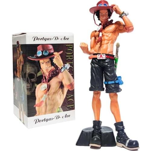Japanese Anime Portgas-D-Ace Model Figure Action Girls Boys Toys Car Ornaments Doll Souvenir Adult Kids Decor Xmas Gift