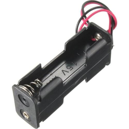 Aa battery holder 2-Slot 2 x AA Battery Back To Back Holder Case Box With Leads battery box holder AA For rechargeable batteries