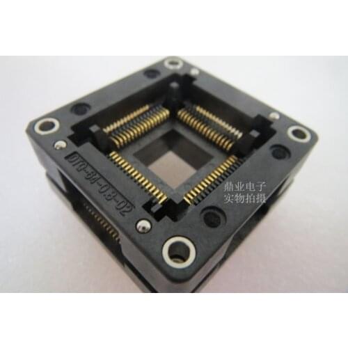 Opentop OTQ-64-0.8-02 QFP64/TQFP64/LQFP64 0.8MM IC Burning seat Adapter testing seat Test Socket test bench in stock