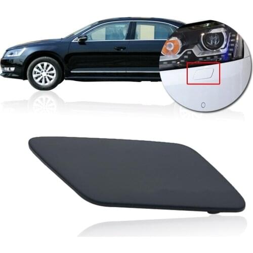 CAPQX 1Pair headlight water Nozzle cover For VW Volkswagen Passat 2011 2012 2013 2014 2015 headlamp spray washer cap