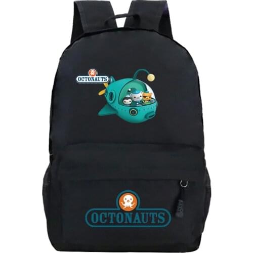 The Octonauts Backpack Children Cartoon Schoolbag Girl Boy Bagpack Students Mochila Octonauts School Backpacks Teens Knapsack