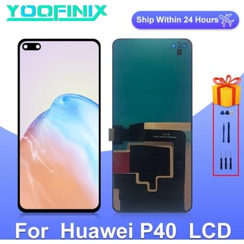 "6.1" Super Amoled For Huawei P40 Display LCD Touch Screen Digitizer For P40 LCD ANA-AN00 ANA-TN00 Display Replacement Parts