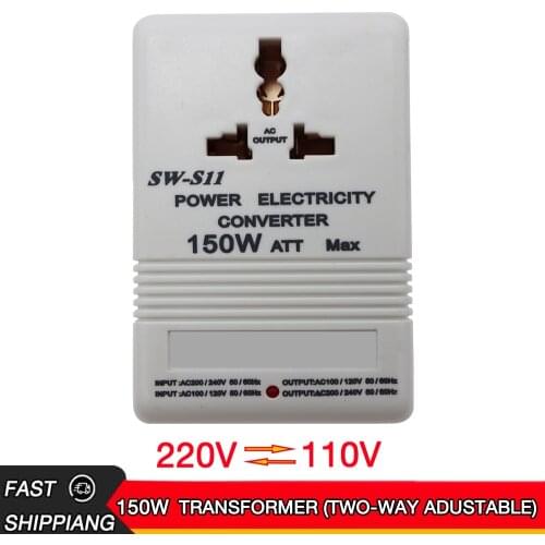 SW-S11 Travel adapter switching transformer, new professional charger converter 220v to 110v dual voltage to 220 converter