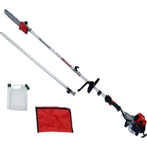 22.5cc Gasoline Lawn mower Long Reach Pole Chainsaw, Petrol Chain Saw Brush Tree Cutter Pruner High Altitude Chain Saws IE32F