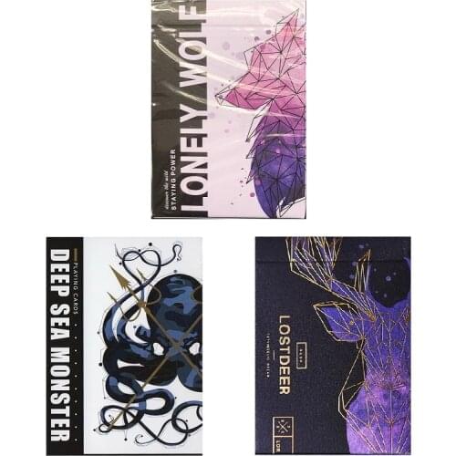 Lost Deer Playing Cards Lonely Wolf Deck Deep Sea Monster Poker USPCC Card Games Magic Props Magic Tricks