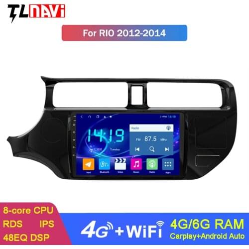 IPS 4G+64G Android 9.0 Player Smart Car Multimedia Radio For 2012-2016 KIA RIO GPS USB Bluetooth Navigation