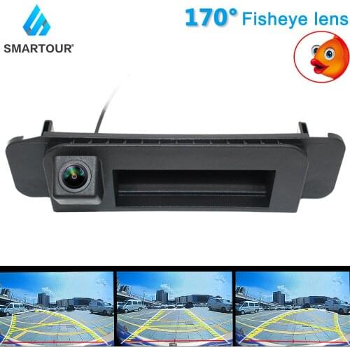 CCD HD Car Trunk Handle Rear View Camera For Mercedes Benz C Class W205 C180 C200 C280 C300 C350 C63 AMG CLA 2014 2015~2019 2020