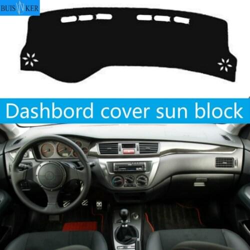 For Mitsubishi lancer 9 GLX Interior Accessories Auto Car Dashboard Cover Dash Mat Board Pad Carpet Dashmat Anti-UV Mats