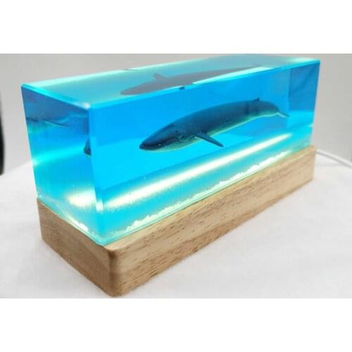 Cultural And Creative Resin Marine Life Great Blue Whale Ornaments Car Decorations Home Birthday Gifts