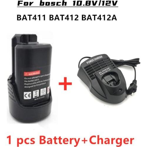 Brand new 10.8V/12V 6800mAh Li-ion Rechargeable Power Tool Battery for BOSCH Cordless Electric Screwdriver BAT411 BAT412 BAT412A