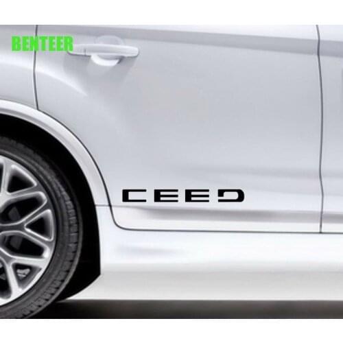 2pcs Car Body Sticker For Kia Ceed