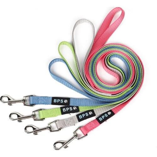 Pet Dog Multicolor Nylon Leash High Quality Traction Ropes For Medium Large Outgoing Dogs Walk Dog Traction Rope Pet Supplies