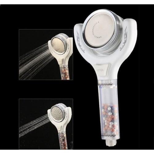 New filter Double-sided Shower Head High Pressure Water Saving 360 degree rotating handheld shower nozzle Bathroom Accessories