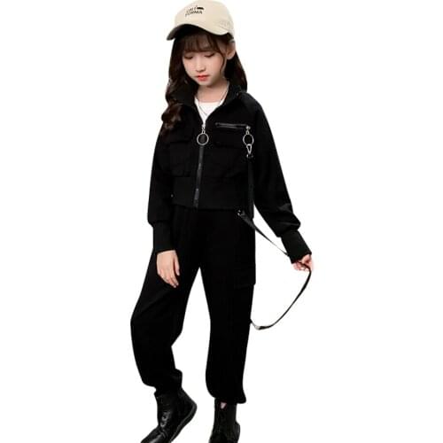 Teen Girls Clothing Sweatshirt + Pants Tracksuits For Girls Casual Style Kids Clothes Girls Spring Autumn Tracksuit Kids