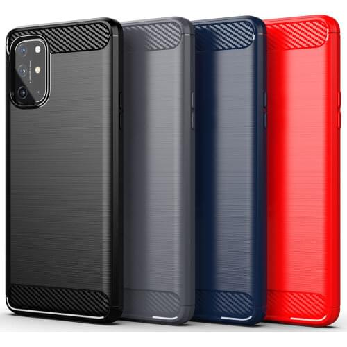 Carbon Fiber Shockproof Case for OnePlus Nord N10 5G OnePlus Nord OnePlus Nord N100 OnePlus 9R 7T 7 6 T OnePlus 8T Phone Case