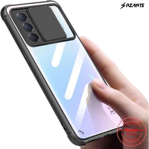 Rzants For Oppo Reno5 Oppo Reno 5 Pro Case Hard [Camouflage Lens] Lens Protection Shockproof Slim Crystal Clear Cover