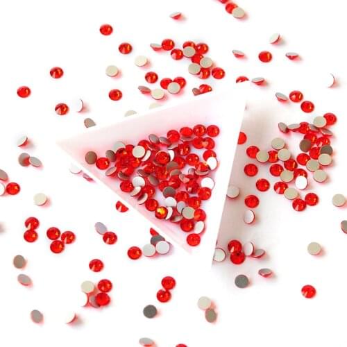 Mix Size 2000NoHF Hyacinth Color Crystal Flat Back Non Hotfix Glitter Crystals DIY 3D Nail Art Rhinestone Phones Decorations