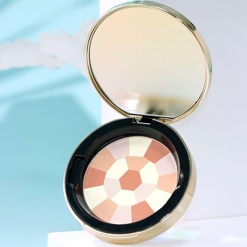 CATKIN Face Pressed Powder Foundation Compact Matte Conceal Color Correcting Pores Lightness Silky Smooth Creamy Texture