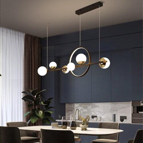 Dining room chandelier home atmospheric dining room light Nordic personality bar table lighting modern and simple