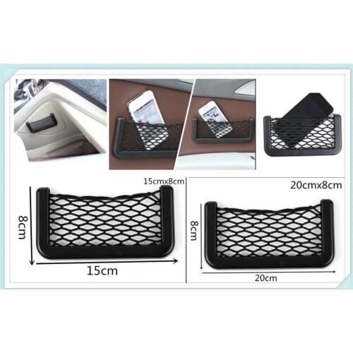 Universal black car seat side net storage pocket for Ford Taurus Mondeo Galaxy Falcon Everest S-MAX Escort