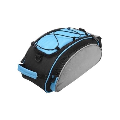 ROSWHEEL Bicycle Bag Multifunction 13L Bike Tail Rear Bag Saddle Cycling Bicicleta Basket Rack Trunk Bag Shoulder Handbag