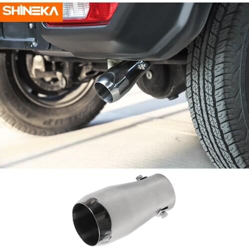 SHINEKA Exhaust Muffler For Suzuki Jimny 2019+ High Quality Car Exhaust Systems Muffler Tailpipes Accessories For Suzuki Jimny