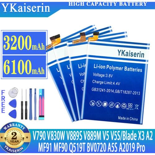 YKaiserin ZTE Blade X3 Phone Batteries