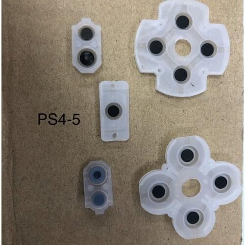 10Sets Conductive Silicone Rubber Pad JDS 001 011 030 040 055 L1 R1 L2 R2 Buttons For Playstation 4 PS4 Dualshock 4 Controller