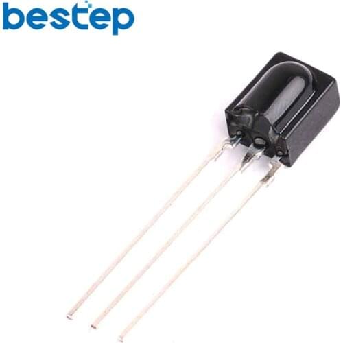 10PCS Reception Distance 15M Infrared VS838 Receiver Modules 38KHZ integrated infrared Receiving Head