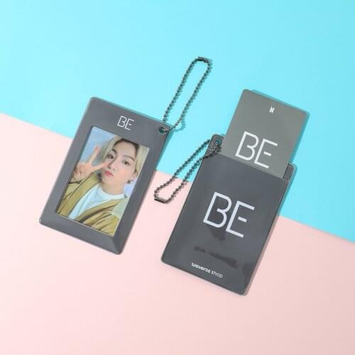 2021 K-POP South Korean Groups Bangtan Boys Lomo Card Key chain New Album BE PhotoCard Cards Package hang JUNG KOOK JIMIN SUGA