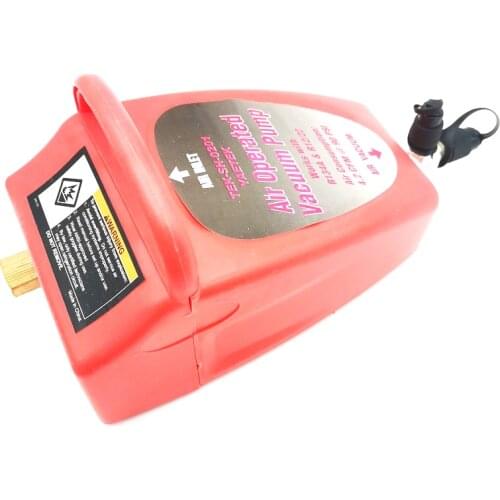 4.2CFM Air Conditioning Air Operated Vacuum Pump 80~150PSI R134a & R12 Connector