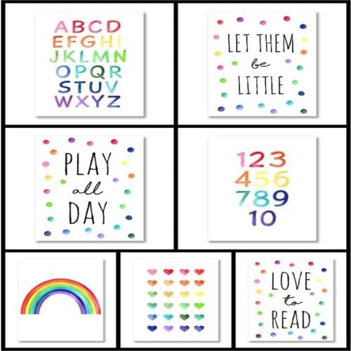 Diamond Painting Diamond Embroidery Diamond Mosaic Rainbow Alphabetic Painting Diamond Set Diamond Art Painting Cross Stickle